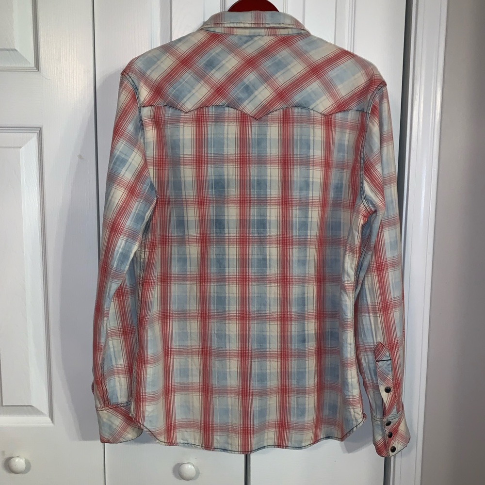 True Religion Indigo Phoenix Wester Shirt - Picture 5 of 6